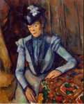 Cezanne Paul Lady in Blue  - Hermitage